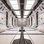 3D model sci fi corridor