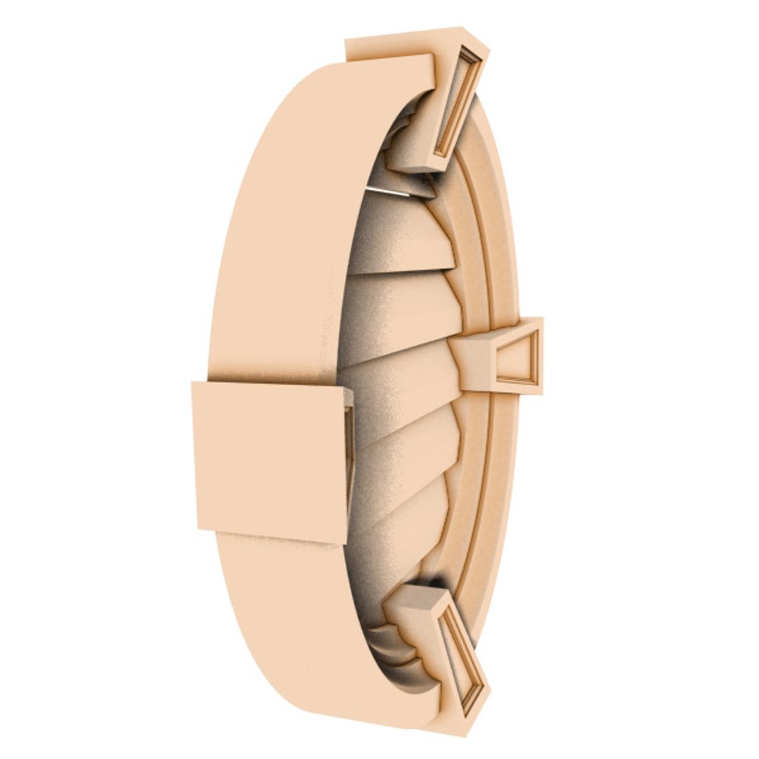 3d Exterior Walls Louver - Model