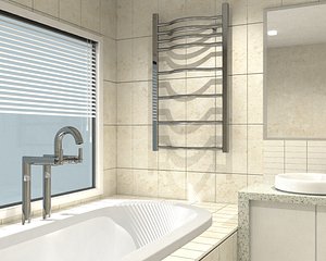 3d model bathroom bathtub