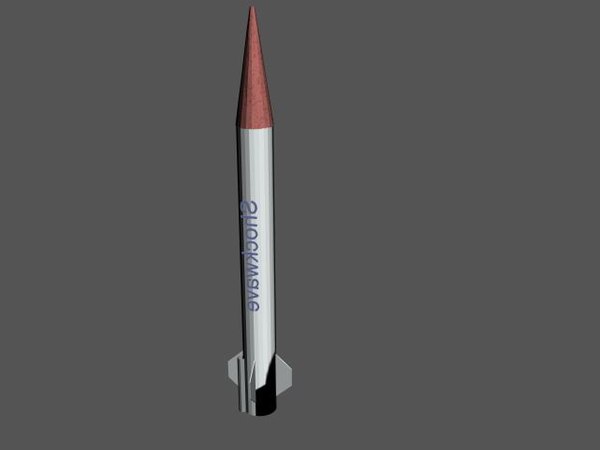 rocket 3d model