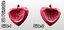 C-K 3D-Printable Valentine Crystal-Heart-TwoLetters Pendant