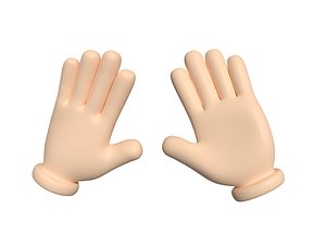 3D cartoon hand