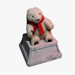 3D Baby Polar Bear model
