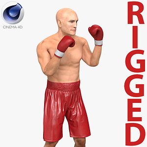 Boxer Man Rigged 2 for Cinema 4D