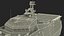 3D Military Missile Vessel Class Corvette