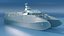 3D Military Missile Vessel Class Corvette