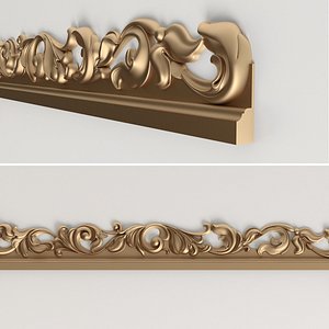 classic molding 3d obj