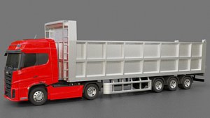 JMC Weilong HV5 Tipper Trailer