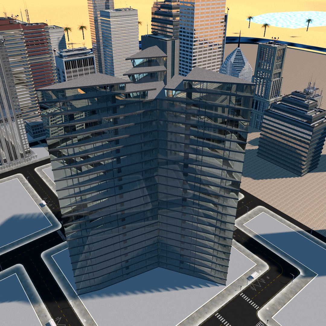 Building Skyscraper Architecture 3D Model - TurboSquid 1431315