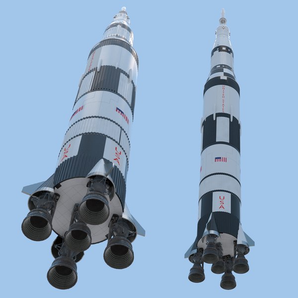 modèle 3D de Apollo 11 Saturn V Rocket - TurboSquid 2080529