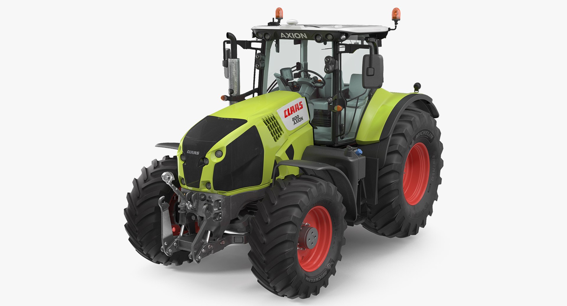 Tractor Claas Axion 800 3D model preview