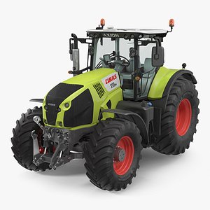 3D tractor claas axion 800 model