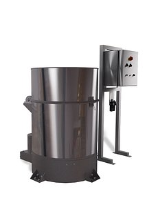 3d spinner food process model