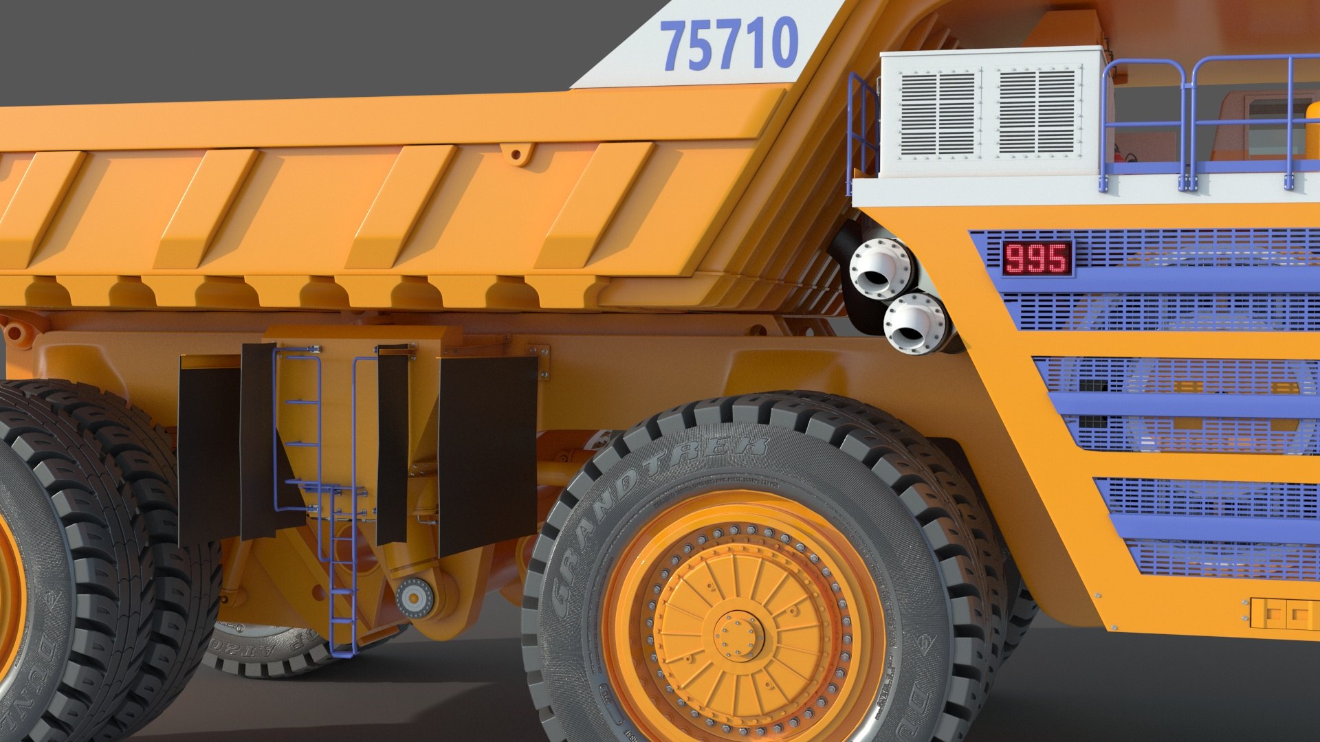 Belaz 75710 Mining Truck 3D Model - TurboSquid 2401801