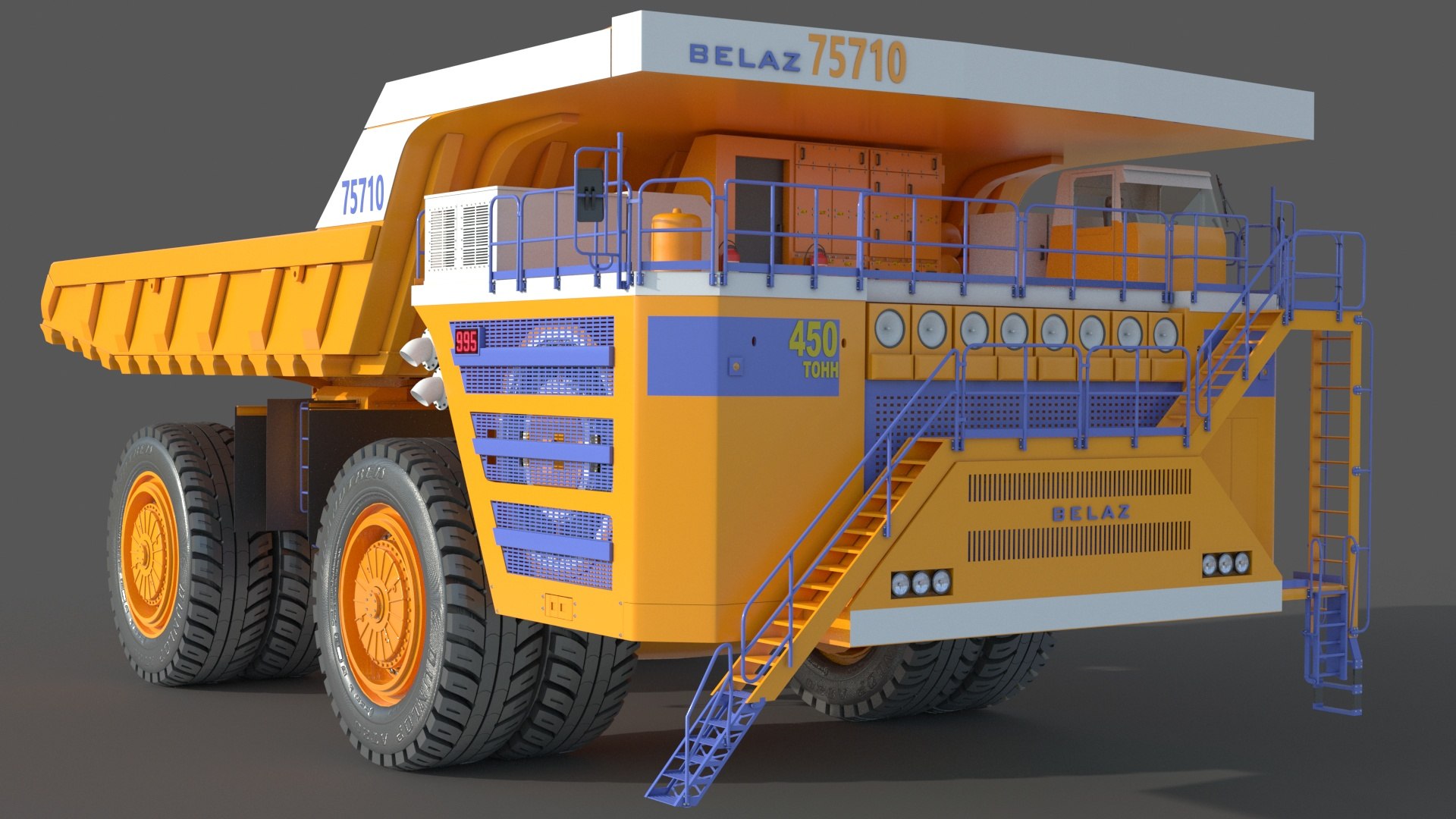 Belaz 75710 Mining Truck 3D Model - TurboSquid 2401801