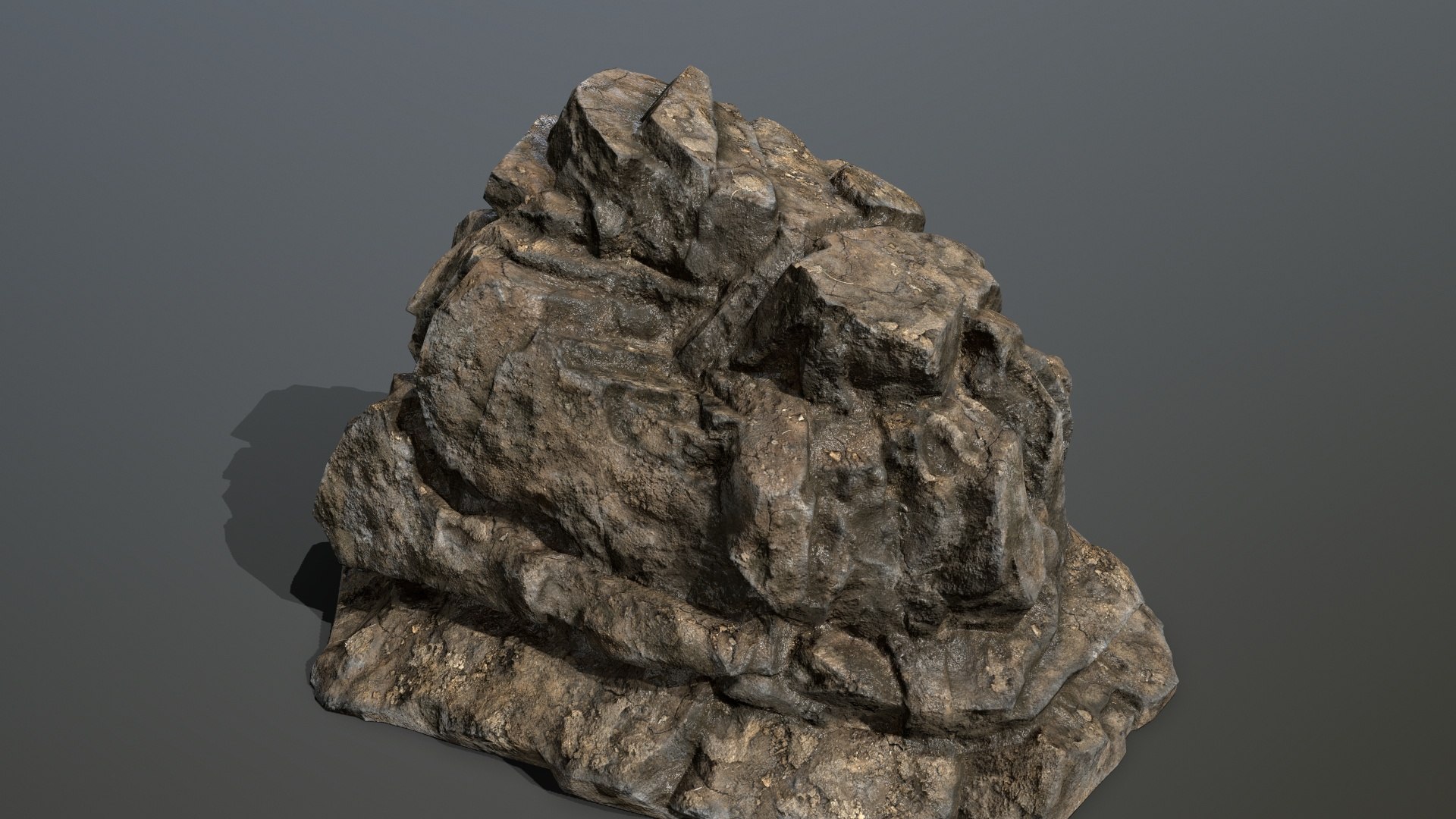 Rock Mountain Model - TurboSquid 2017970