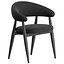 Accoudoir de fauteuil en velours de Potocco