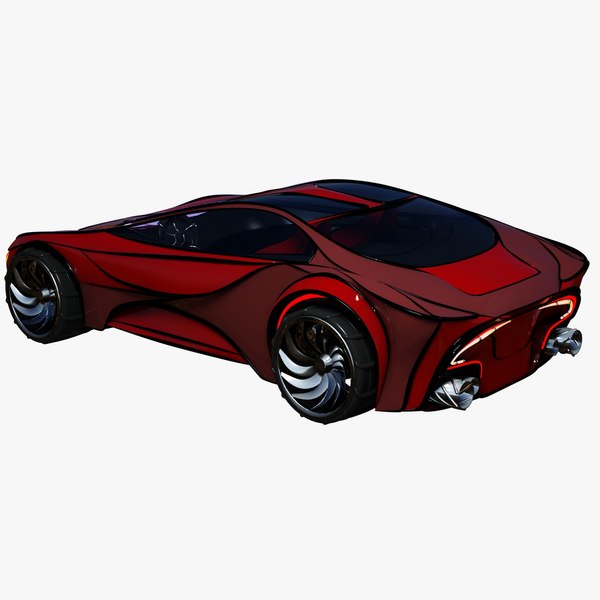 3D модель Future Concept Car HD - TurboSquid 1229452
