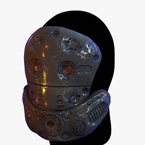 Gas mask respirator scifi futuristic model model