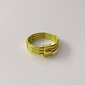 golden ring 3D model