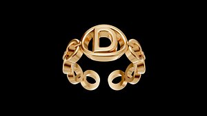 letter d ring