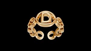letter d ring
