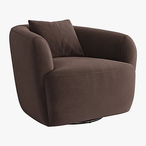 Carinho Swivel Chair 3D model