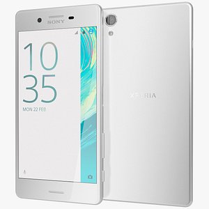 3d realistic sony xperia x model