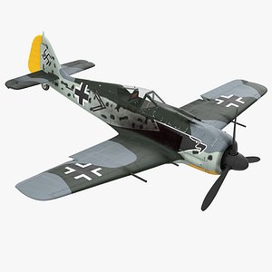 3d max german wwii fighter aircraft