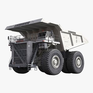 3d model heavy duty dump truck