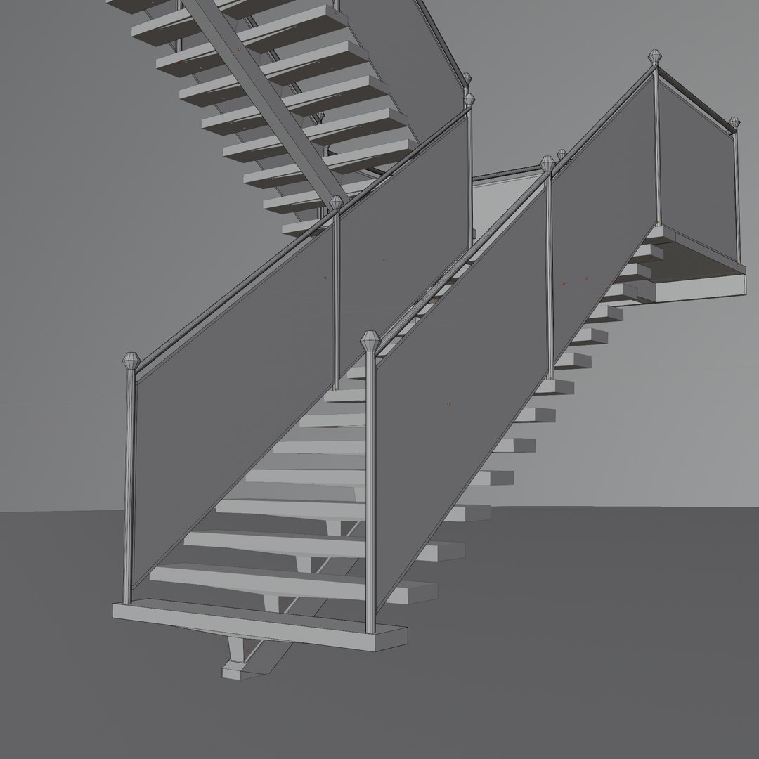 Stairs 3D - TurboSquid 1842650