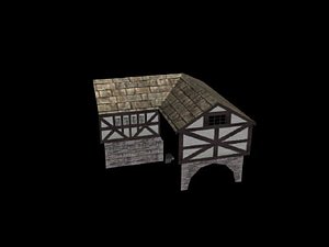3d model tavern polies gaming