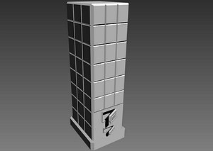 3D model stove room