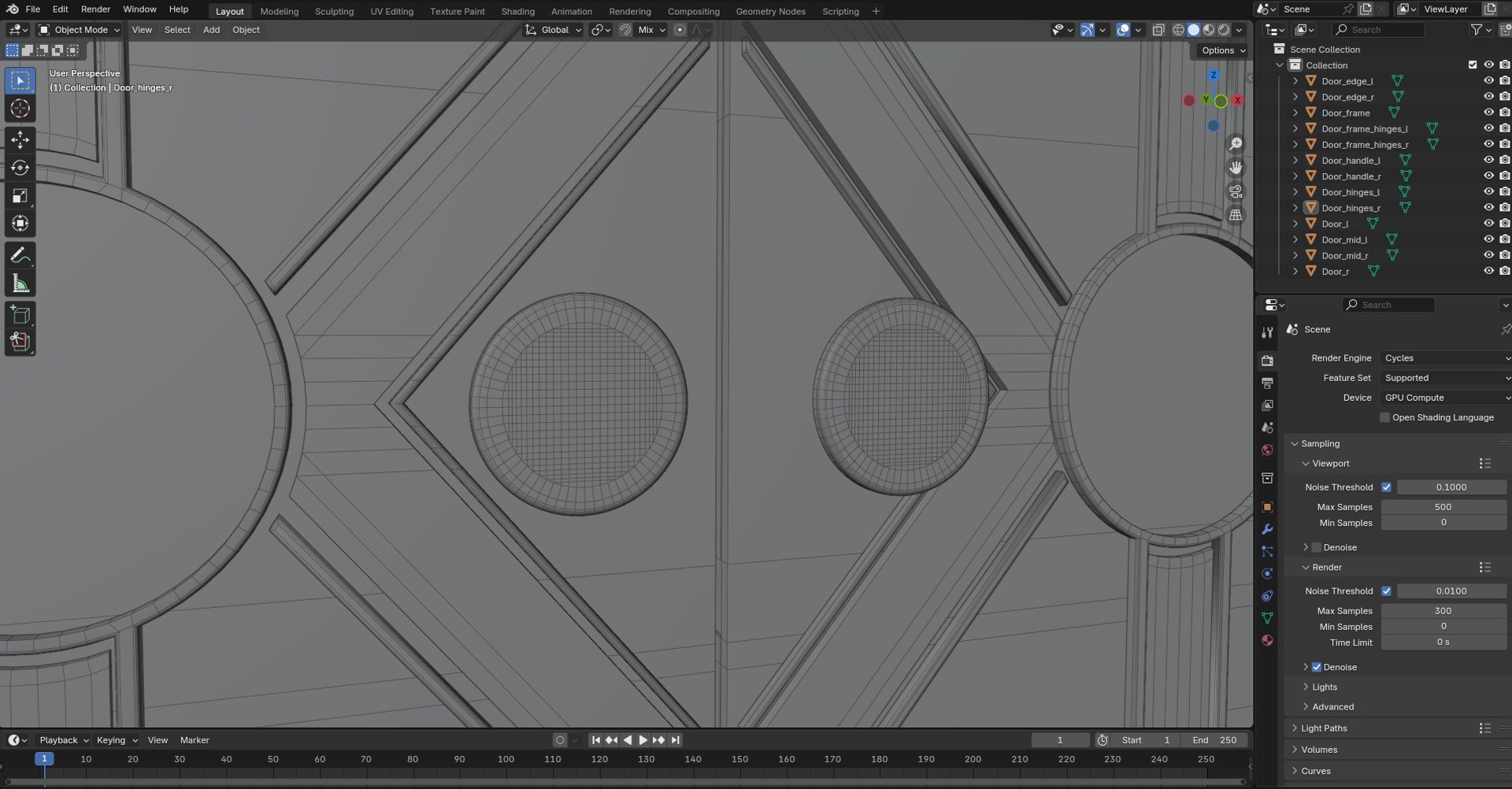 3D Door Model 12 Model - TurboSquid 2418554