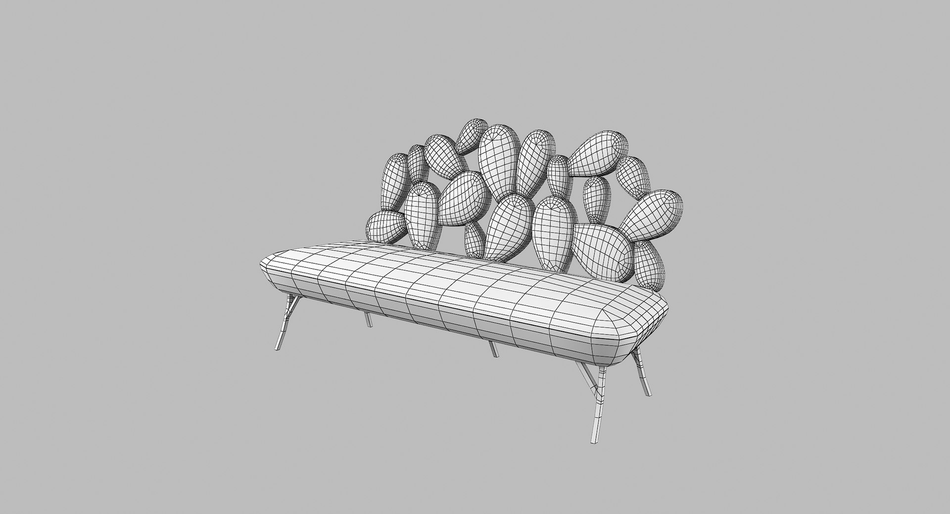 3D Cactus Sofa Pont Des Model - TurboSquid 1199486