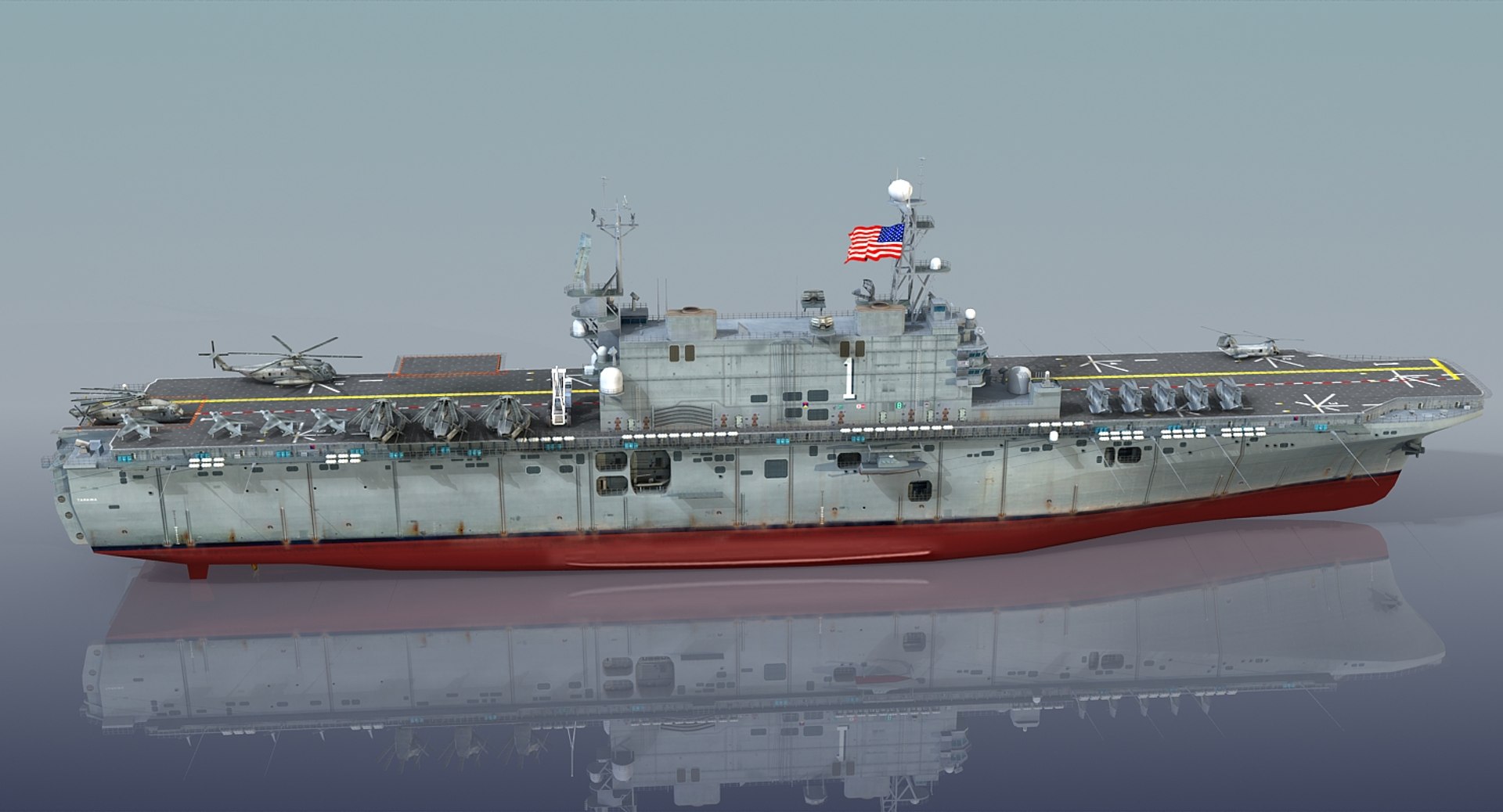 3d Model Uss Tarawa Lha 1