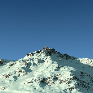 snow mountains terrain landscape max