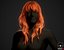 Real-time Hair model Female long 1