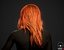 Real-time Hair model Female long 1