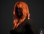 Real-time Hair model Female long 1