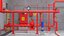 3D Fire Protection System model