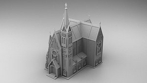 3D gothic church