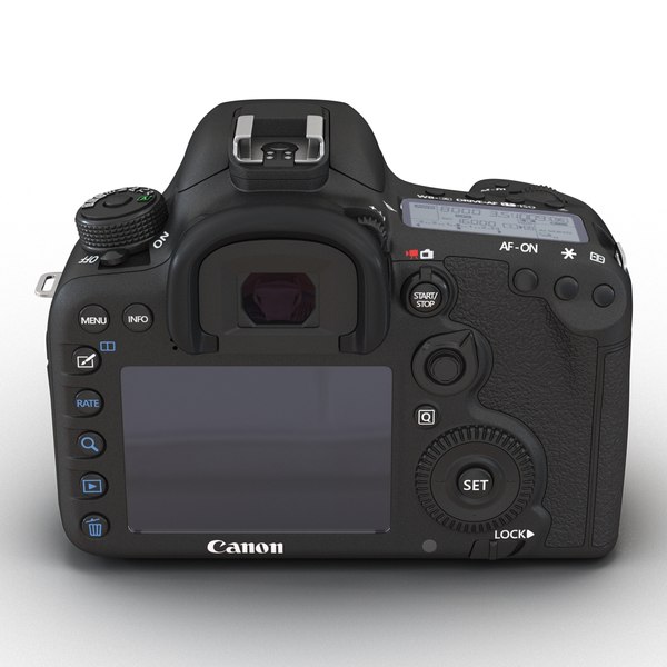 canon eos 7d mark 3d model