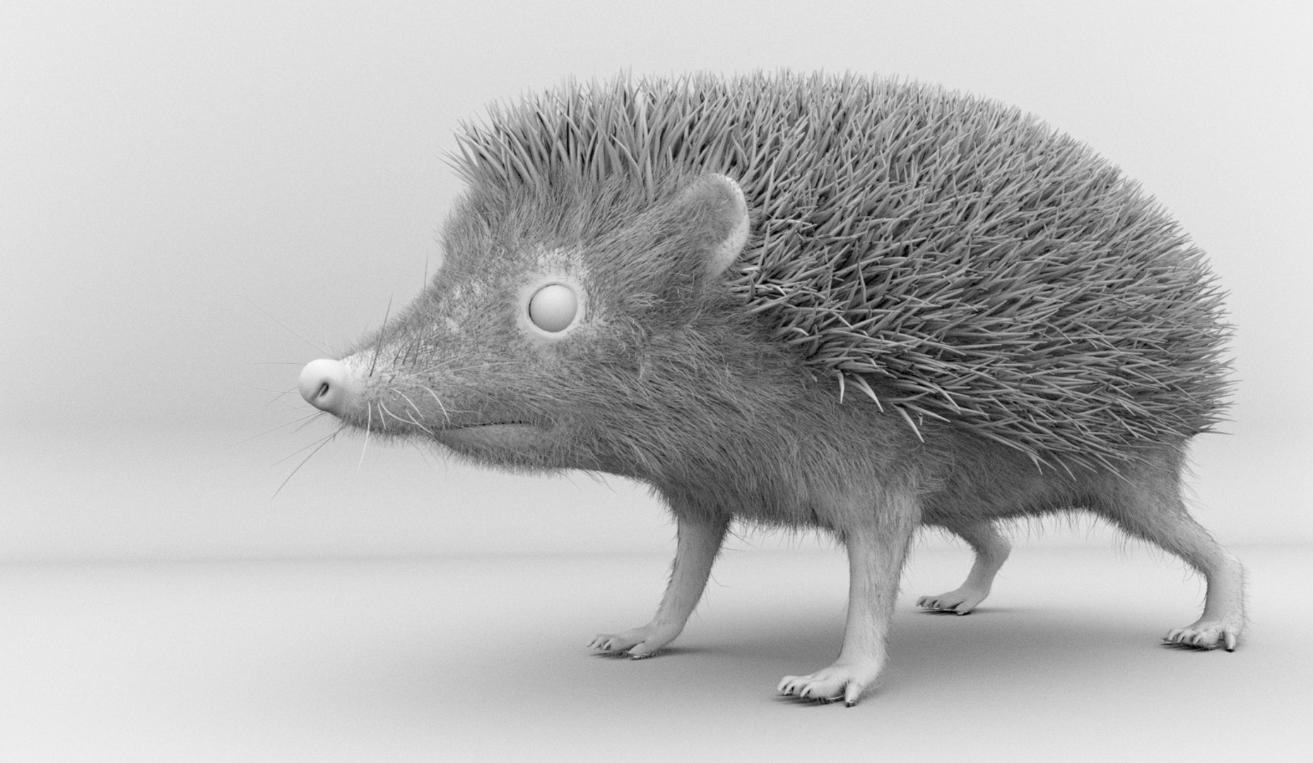 3D Realistic Hedgehog Model - TurboSquid 1397593