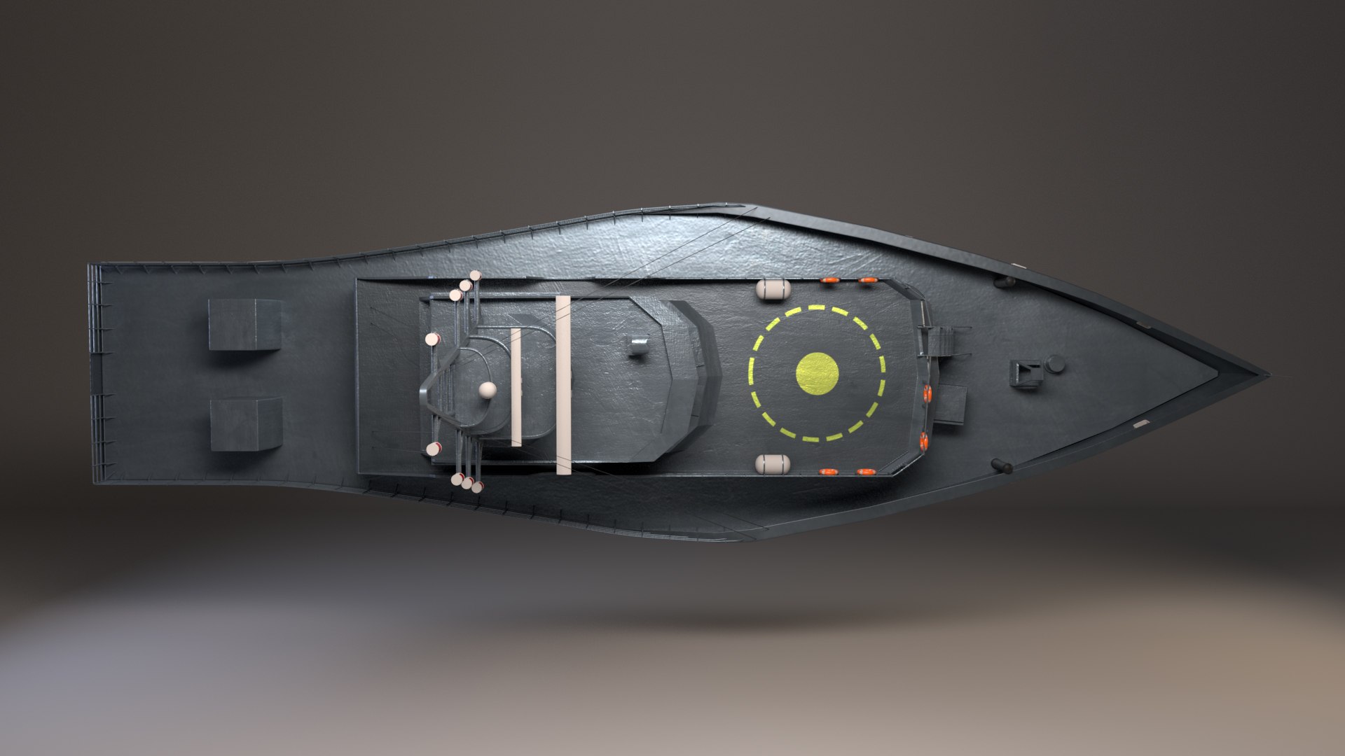 3D Model Military Boat - TurboSquid 1315210