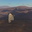 Radio Telescope in Desert (Terragen 2)