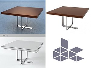 place large square 3D model