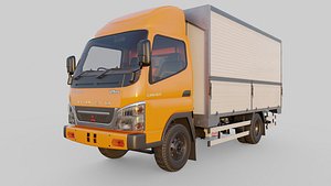 mitsubishi fuso canter wingbox 3D