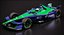 Carro de corrida Envision Racing Formula E Team 2025 Gen3 Evo