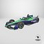 Carro de corrida Envision Racing Formula E Team 2025 Gen3 Evo